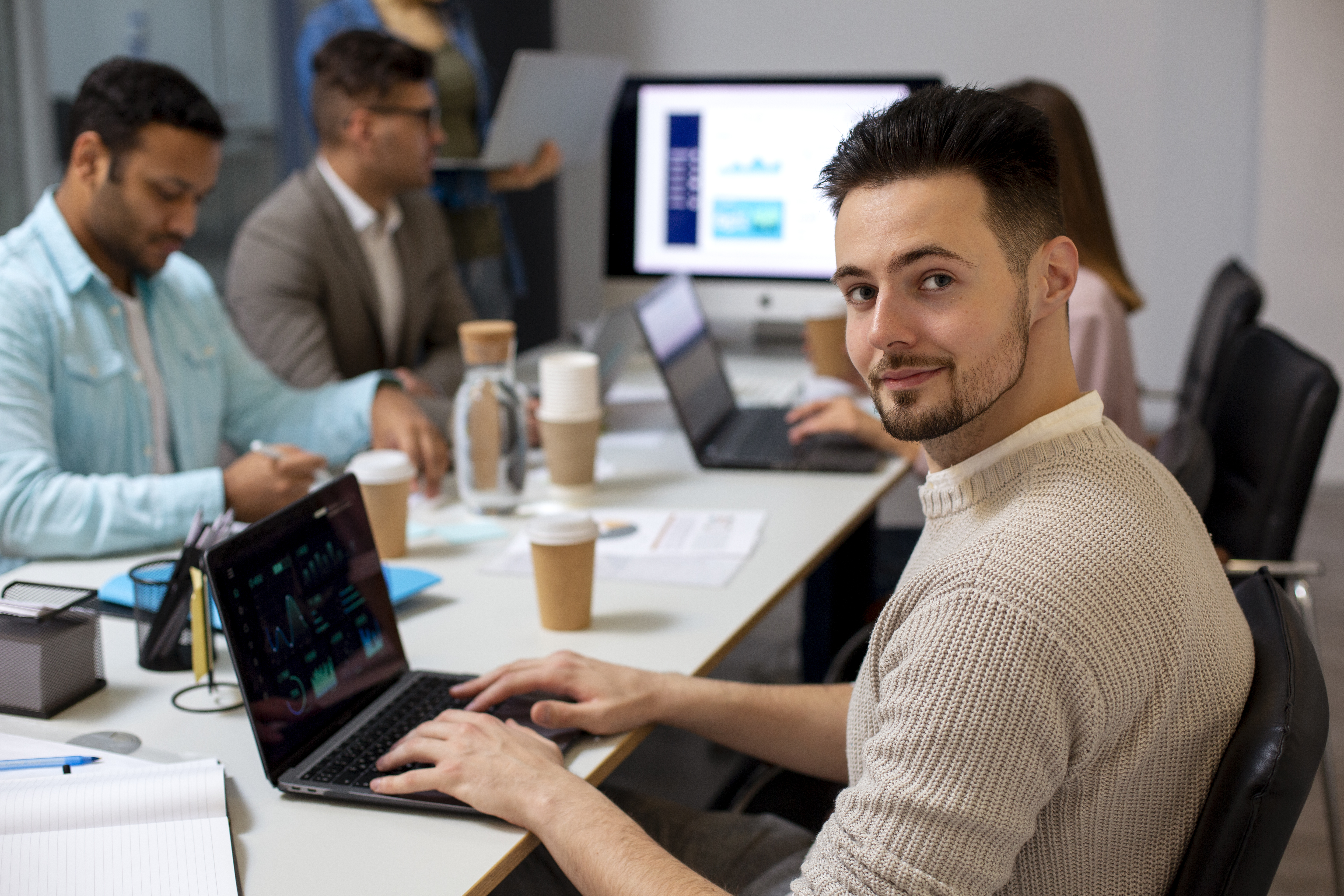 Tech Team at Work - Hero Image